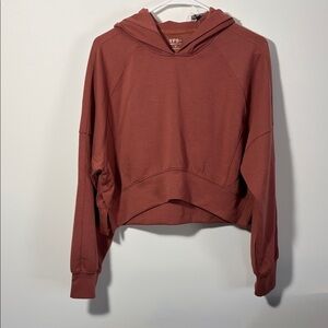 Abercrombie & Fitch YPB neoKNIT Wedge Popover Hoodie - Cinnamon - M - NWT